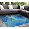 Liora Manne Visions IV Abstract Indoor/Outdoor Rug.. - 2 of 3
