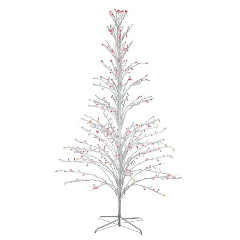 Northlight 6' Prelit Artificial Christmas Tree White Lighted Cascade Twig  Outdoor Decoration - Clear Lights : Target