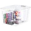 Bella Storage Solution 80qt Polka Dots Locking Lid Clear - 2 of 4