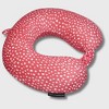 French Connection Memory Foam Travel Neck Pillow with Washable Cover - Luxury Neck Pillows for Travel (Polka Dot) - 4 of 4