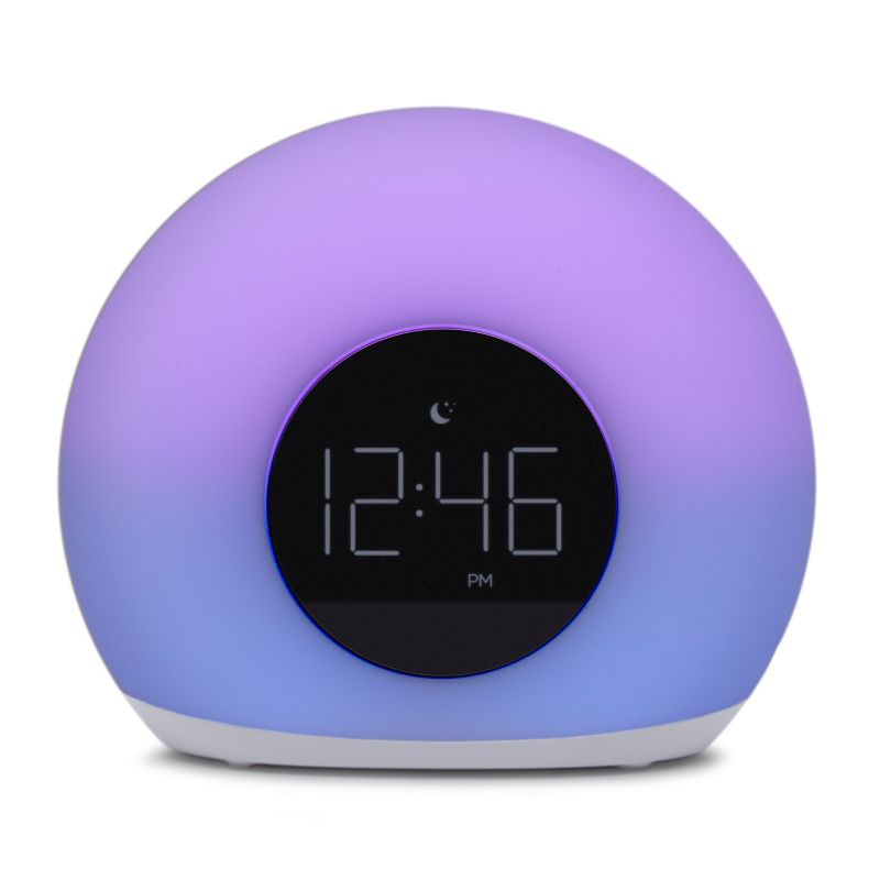 Moon Glow Alarm Table Clock with Color Changing Light - Capello, 2 of 6