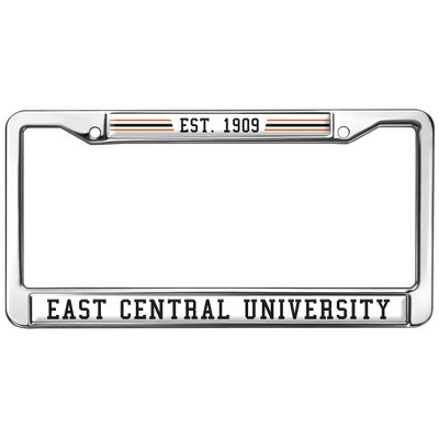 East Central University Full Size Standard License Plate Metal Frame