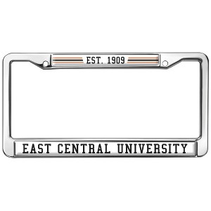 East Central University Full Size Standard License Plate Metal Frame - 1 of 4