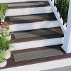 WaterHog 8.5"x30" Set of 4 Squares Indoor/Outdoor Stair Treads Door Mats - 3 of 4