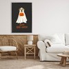 Stupell Industries Happy Howl-oween Ghost Dog Floating Frame Canvas Art - 3 of 4