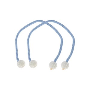 Unique Bargains Buckle Faux Pearl Curtain Tie Polyester ABS 2 Pcs - 1 of 4