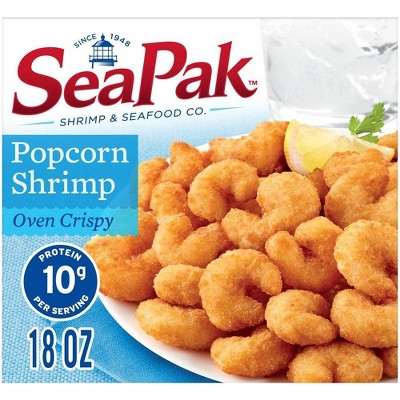 SeaPak Frozen Popcorn Shrimp with Oven Crispy Breading - 18oz