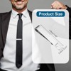 Unique Bargains Stainless Steel Necktie Pinch Letter with Black Gift Box Initial Tie Clip for Men - 2 of 4