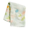 Baby Gift Set, Crib Sheet & Swaddle Newborn Gift Box, Woodland Floral Theme - 4 of 4