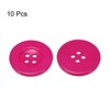 Unique Bargains Resin Snap Fastener Round Flat 4-Hole Sewing Buttons 10 Pcs - 3 of 4