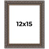 PosterPalooza | Ornate Black Picture Frame - UV Acrylic, Foam Board Backing, Hanging Hardware - 2 of 4