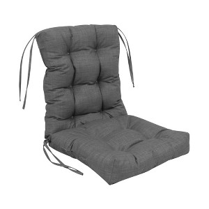 Blazing Needles, 18-inch by 38-inch Spun Polyester Solid Outdoor Tufted Chair Cushion - 1 of 2