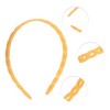 Unique Bargains Women's Classic Elegant Frosted Chain Hairband 5.51"x4.72" 1 Pc - 2 of 4