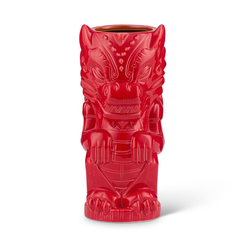 Beeline Creative Geeki Tikis Red Dragon Fantasy Mug | Ceramic Tiki Style Cup | Holds 17 Ounces, 1 of 7