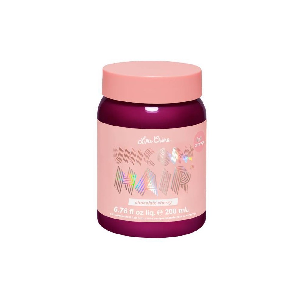 Photos - Hair Dye Lime Crime Unicorn Hair Semi-Permanent Full Coverage - Chocolate Cherry  