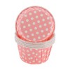 Unique Bargains Polka Dot Curled Rim Disposable Baking Cups Greaseproof Paper 2.56"x1.57" 50 Pcs - 3 of 4