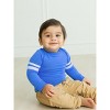 RuggedButts Baby Boys Racing Stripe Long Sleeve Bodysuit - 3 of 4
