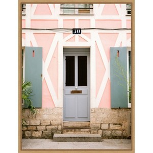 Amanti Art Rue de Cremieux No 30 Paris by Raisa Zwart Framed Canvas Wall Art - 1 of 4