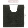 Home Weavers Luxury Collection 100% Cotton Tufted Bathroom Rug, Non-Slip Latex Bath Rug - 3 of 4