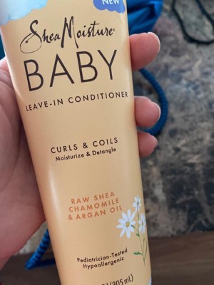 Sheamoisture Baby Raw Shea Chamomile Argan Oil Moisturizes Detangles For Curls Coils Leave in Conditioner 10.3 Fl Oz Target