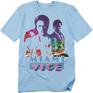 Miami Vice Crockett And Tubbs Adult T-Shirt - 1 of 4