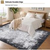 Washable Area Rug, Soft Modern Bordered Abstract Low Pile Non-Slip Carpet, Living Room Bedroom Throw Rug for Dining Room Home Decor - 4 of 4