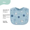 The Peanutshell Terry Baby Bib Set for Boys or Girls, 10-Pack, Feeding, Teething, Drooling, Soft Neutral - 2 of 4