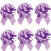 LoonBalloon #40 Perfect Gift Bow 8 inches, Lavender (10-Pack) - 2 of 4