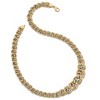 Black Bow Jewelry 14k Tri-Color Gold Polished & Textured Fancy Link Necklace, 18 Inch - 2 of 4