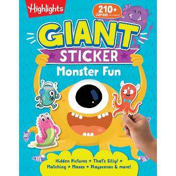 Giant Sticker Monster Fun - (Giant Sticker Fun) (Paperback)