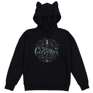 Coraline Curious Circle Women's Black Long Sleeve Cosplay Hoodie - 1 of 3