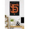 Trends International MLB San Francisco Giants - Logo 25 Framed Wall Poster Prints - 2 of 4