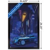 Trends International DC Comics - Batman - Skyline Bat Signal Framed Wall Poster Prints - 3 of 4