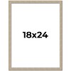 PosterPalooza | 18x24 Thin Barnwood Picture Frame, UV Acrylic, 2 Finishes - Grey and Black - 2 of 4