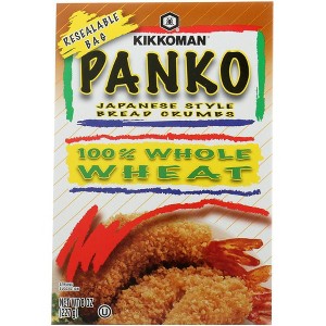 Kikkoman Whole Wheat Panko Breadcrumbs - 12 pack, 8 oz - 1 of 1