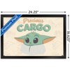 Trends International Star Wars: The Mandalorian - Grogu Precious Cargo Framed Wall Poster Prints - 3 of 4