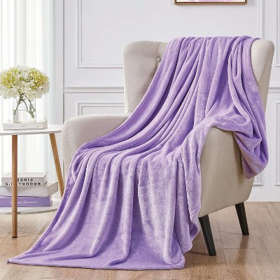 Walensee 50x60 Plush Fleece Throw - Ultra Soft Lightweight Blanket for Couch, Bed & All Seasons