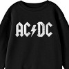 ACDC Logo Youth Black Crew Neck Long Sleeve Sweatshirt - image 2 of 2