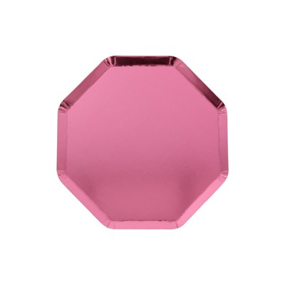 Meri Meri Metallic Pink Cocktail Plates