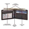 Generic Real Leather Mens Bifold Wallet RFID Blocking Slim Minimalist Front Pocket - 4 of 4