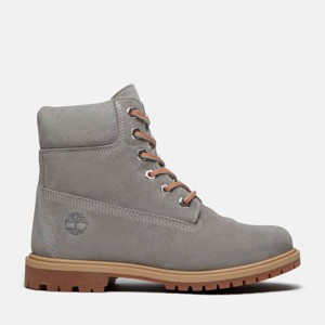 Timberland Women's Premium 6-Inch Boot, Medium Grey Suede, 8 : Target