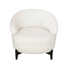 CAVINAS Boucle Accent Chair with Mid-Height Backrest,Modern Comfy Upholstered Living Room Chairs,Reading Chairs for Living Room - 4 of 4