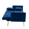 CAVINAS Loveseat Sofa with Metal Feet, Modern Convertible Sofa, Vintage Accent Sofa, Upholstered Sofa Couch for Living Room - 4 of 4
