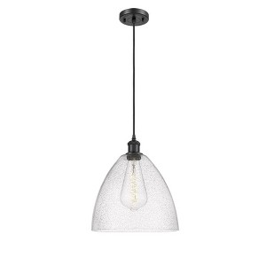 Bristol Glass - 1 Light Mini Pendant In Industrial Style-14.75 Inches Tall and 12 Inches Wide - 1 of 1