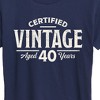 Women's - Instant Message - Certified Vintage 40 Short Sleeve Graphic T-Shirt - 2 of 4