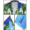 HAPPY BAY Mens Hawaiian Shirts Short Sleeve Button Down Shirt Men's Party Shirts Casual Vacation Tropical Island Shirts for Men - 3 of 4