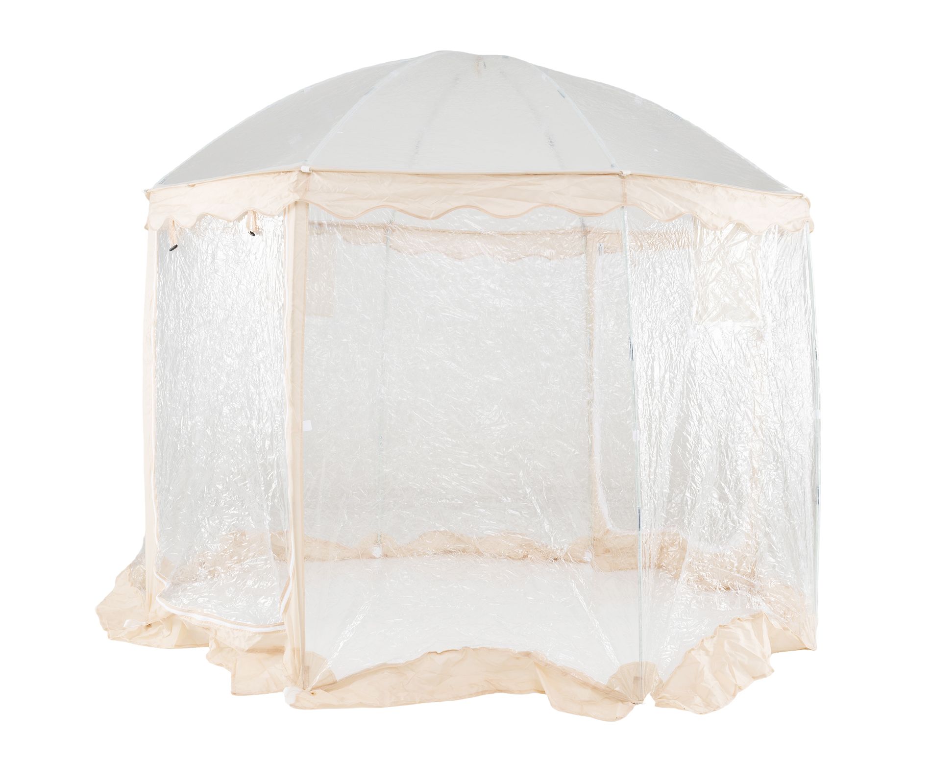 Gymax 10x10ft Pop-Up Bubble Tent for 8-10 People 540 Degree Panoramic Clear PVC For Outdoor