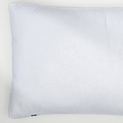 Dual-Comfort Standard Polyester Pillow with Breathable Percale Weave