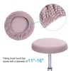 Unique Bargains Round Washable Elastic Bar Stool Cushion Slipcovers 11"-16" 1 Pc - 3 of 4