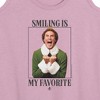 Women's - ELF - Christmas Smile Graphic Racerback Tank - 2 of 4